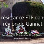 Prochaine conférence : 18 septembre 2016 à Gannat - Histoire et Généalogie
