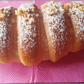brioches chenilles à la crème pâtissière - Halawiyat Maghribiya