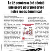 Grève ce samedi chez Cora Puy de Dome - Ça n'empêche pas Nicolas
