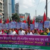 Elles fabriquent nos vêtements ...SOLIDARITÉ avec les ouvrières du textile en GRÈVE au BANGLADESH !