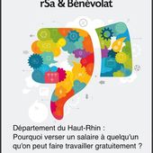 RSA et BÉNÉVOLAT = HAUT-RHIN : Travail réel payé que dalle - NORD : 450 allocataires privés de RSA - SARTHE : Travail fictif payé plein pot