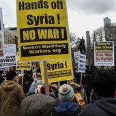 USA : Manifestations contre les bombardements américains en SYRIE