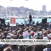 Énorme rassemblement populaire à Marseille : Jean-Luc MÉLENCHON se présente comme candidat de la PAIX