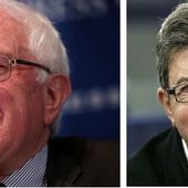 Des membres de la campagne de l’ex-candidat démocrate aux primaires américaines, Bernie SANDERS, appellent à voter en faveur de Jean-Luc MÉLENCHON