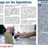 SONDAGE LÉGISLATIVES : La France insoumise à 15 % des intentions de votes (+ 1 point)