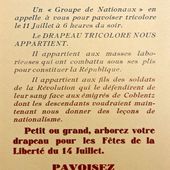 Le DRAPEAU TRICOLORE nous APPARTIENT…