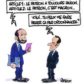 Voter MACRON, c'est voter PATRON : Avis aux électeurs du 11 juin