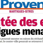 A LA UNE DE LA PROVENCE ! - PAROISSE DE MARTIGUES