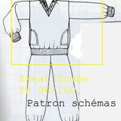 Patron/tuto : Sweat homme col V. - C 'sur Mesure