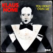 Klaus Nomi - falling in love again (face B) - 1981 - l'oreille cassée