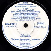Patrick Topaloff - Documentation sonore - l'oreille cassée