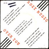 Roxy Music - Over you / Manifesto - l'oreille cassée