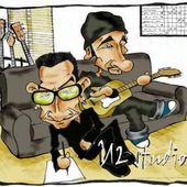 Caricature Bono et The Edge au Studio - U2 BLOG