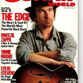U2- Magzine Guitar World -Juillet 1987 - U2 BLOG