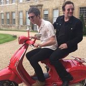 Noel Gallagher et Bono sur un scooter -29 mai 2017 - U2 BLOG