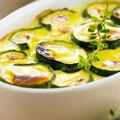 Gratin de courgettes au mascarpone - - cancer - santé - médecines alternatives