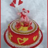 Tutoriel gâteau de la Saint-Valentin... - Mes gâteaux rigolos by Cécile CC