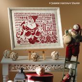 Cher Père Noël - Le Journal brodé d'IsaHV