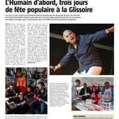 L'Humain d'abord, trois jours de fête populaire à la Glissoire - Le blog de la section d'Hénin-Beaumont du Parti Communiste Français