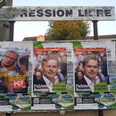 Campagne des régionales : tournée de collage pour les communistes Héninois