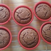 Cupcakes au chocolat, insert de pommes caramélisées - Emaution - aventures d'une pâtissière amateur