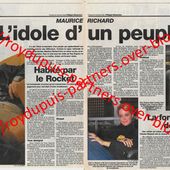 2005/11 - Maurice Richard, l'idole d'un peuple - ROY DUPUIS EUROPE