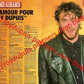 1991/03 - Simé Girard: mon amour pour Roy Dupuis - ROY DUPUIS EUROPE