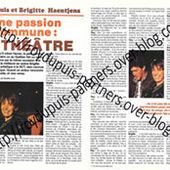 1994/01 - Le théâtre: une passion commune - ROY DUPUIS EUROPE