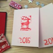 DIY - Créer des tampons cartes de vœux.#3 Le renne. - Blogdesignkatio