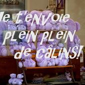 Carte à imprimer Je t'envoie plein plein de câlins - Hélène SF