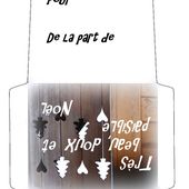 Une enveloppe de Noël à imprimer pour offrir vos bons pour - Hélène SF