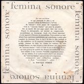 Fémina Sonore n°1- Juliette Gréco - Giuletta Masina-1955 - tournedix-le-gaulois