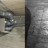 La condensation est due à une production trop importante de vapeur d'eau et une ventilation insuffisante