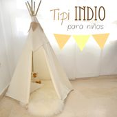 La chica de la casa de caramelo: DIY: Tipi indio para niños