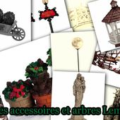Mes accessoires et arbres Lemax - Le Blog de Myriam PS