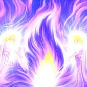 Les 5 Flammes Cosmiques supérieures - L'Ecole Arc En Ciel