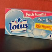 MOUCHOIRS LOTUS 100% remboursés - lesgratisdelelene.over-blog.com