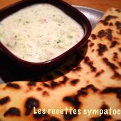 Naans fromage et concombre frais - Les recettes sympatoches