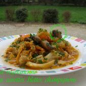 Potée végétarienne Chou, carottes, blettes, champignons Cuisson au Cookéo