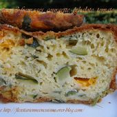Cake aux 3 fromages, courgette, échalote, tomate séchée *Avec la base des cakes de S.Dudemaine*