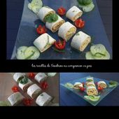 Wrap d'été concombre avocat miettes de crabe - Les recettes de sandrine au companion ou pas