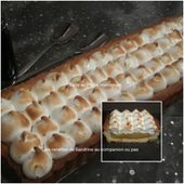 Tarte au citron meringuée (au companion ou autre robot) - Les recettes de sandrine au companion ou pas