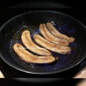 Banane flambée maison au rhum facile - Les recettes de sandrine au companion ou pas