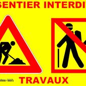 LE SENTIER DES PECHEURS ( Gorges du Verdon ) DEFINITIVEMENT FERME AU PUBLIC