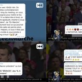 Une vidéo dévoile les " combines " de Macron pour ambiancer ses meetings . tout est Faux