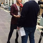Sophie Rauszer interviewée au JT de RTL Luxembourg - France Insoumise - Benelux