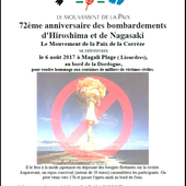 6/08/2017:72ème anniversaire d'Hiroshima