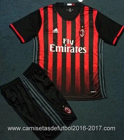 camisetas de futbol AC Milan niños camisetas de futbol AC Milan niños