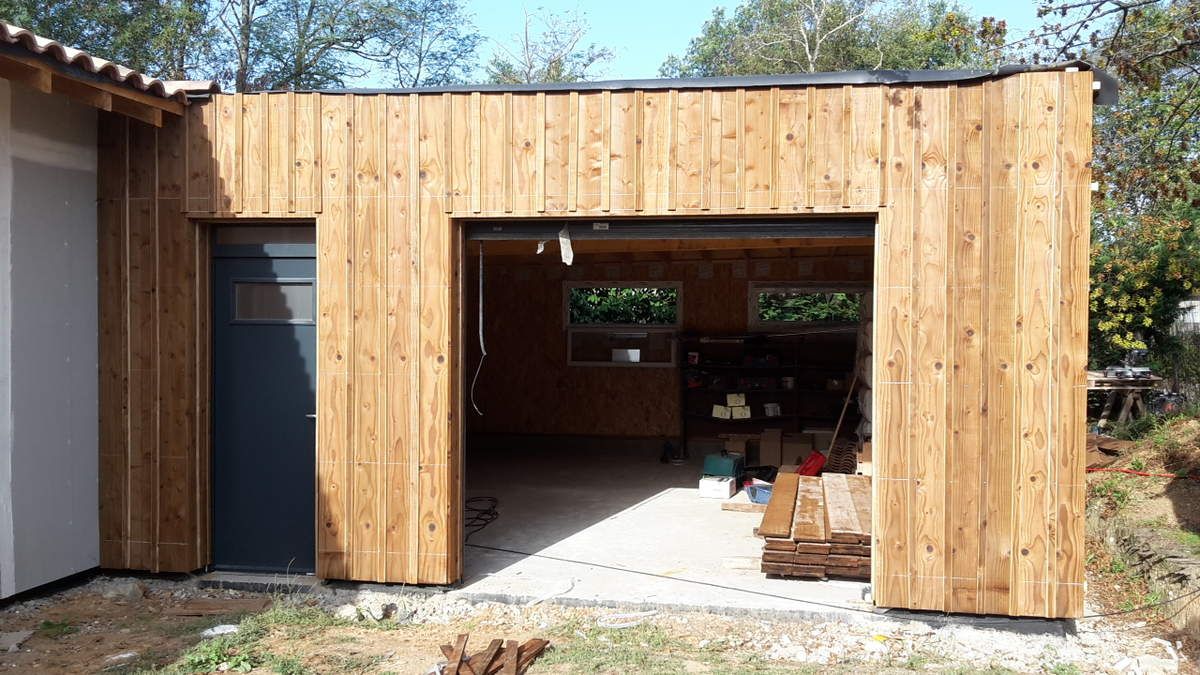 Bardage Bois Garage