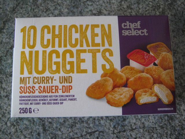 Lidl] Chef Select 10 Chicken Nuggets mit Curry- und Süss-Sauer-Dip -  BlogTestesser